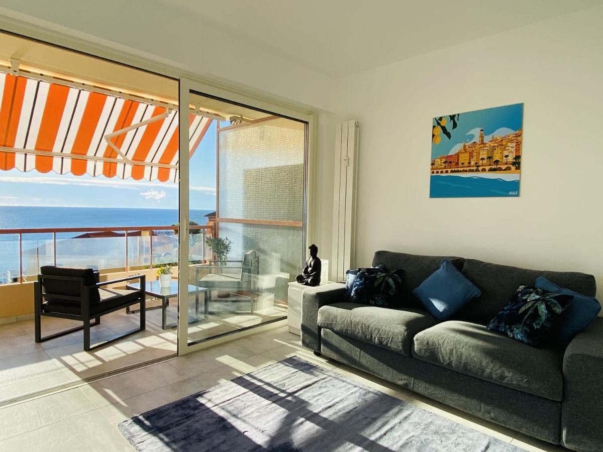 Le Vigia-Vue Mer-Terrasse-Climatisation-Parking Μεντόν Εξωτερικό φωτογραφία