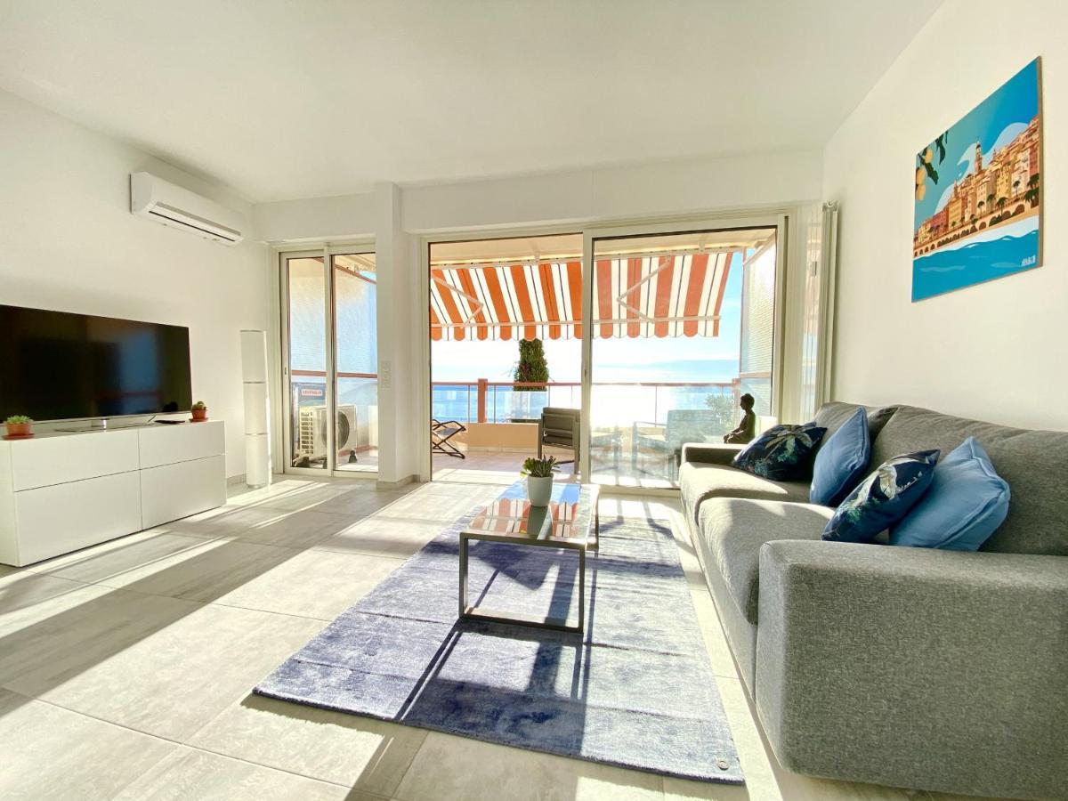 Le Vigia-Vue Mer-Terrasse-Climatisation-Parking Μεντόν Εξωτερικό φωτογραφία