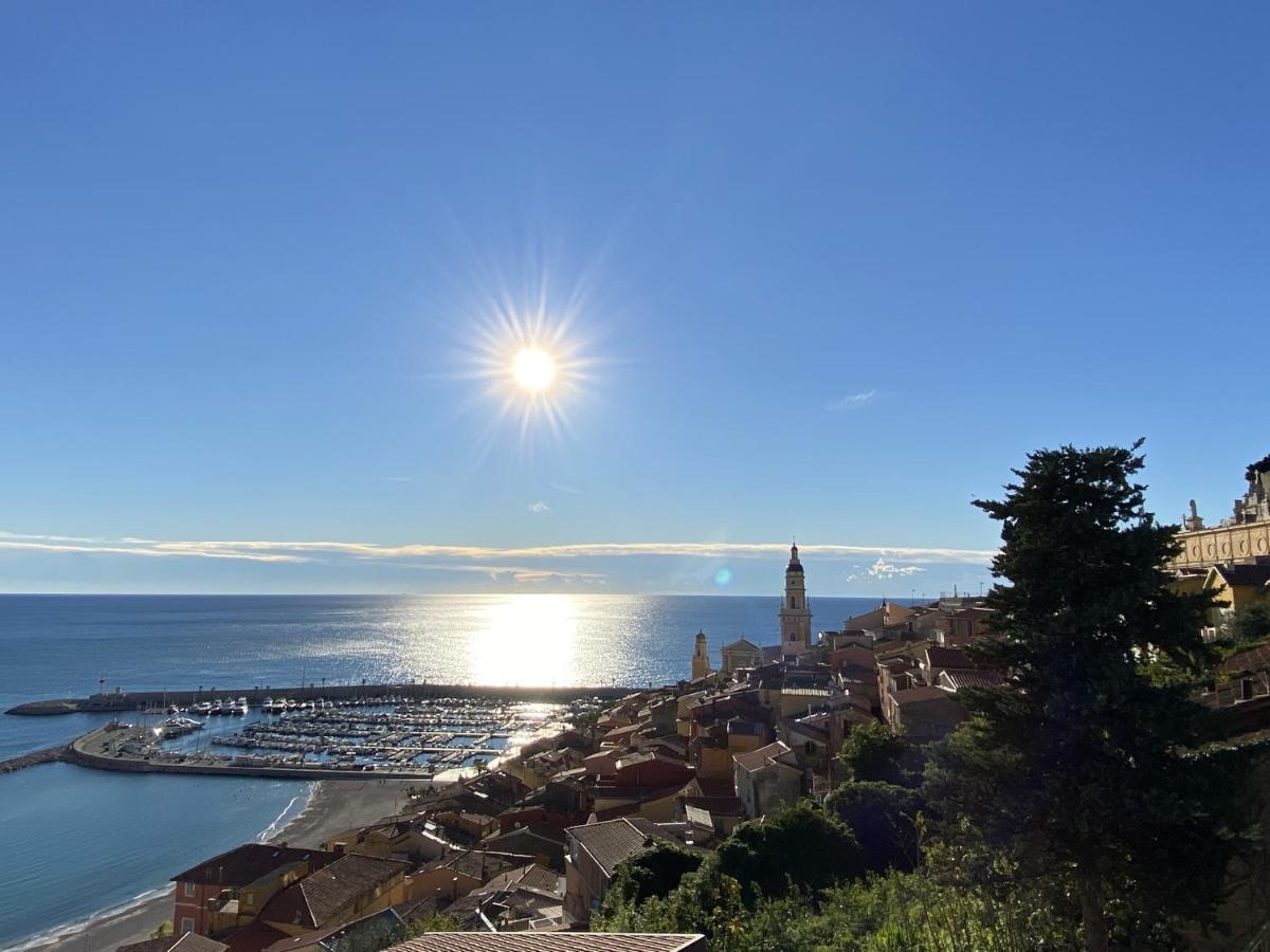 Le Vigia-Vue Mer-Terrasse-Climatisation-Parking Μεντόν Εξωτερικό φωτογραφία