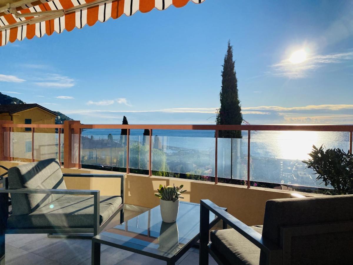 Le Vigia-Vue Mer-Terrasse-Climatisation-Parking Μεντόν Εξωτερικό φωτογραφία