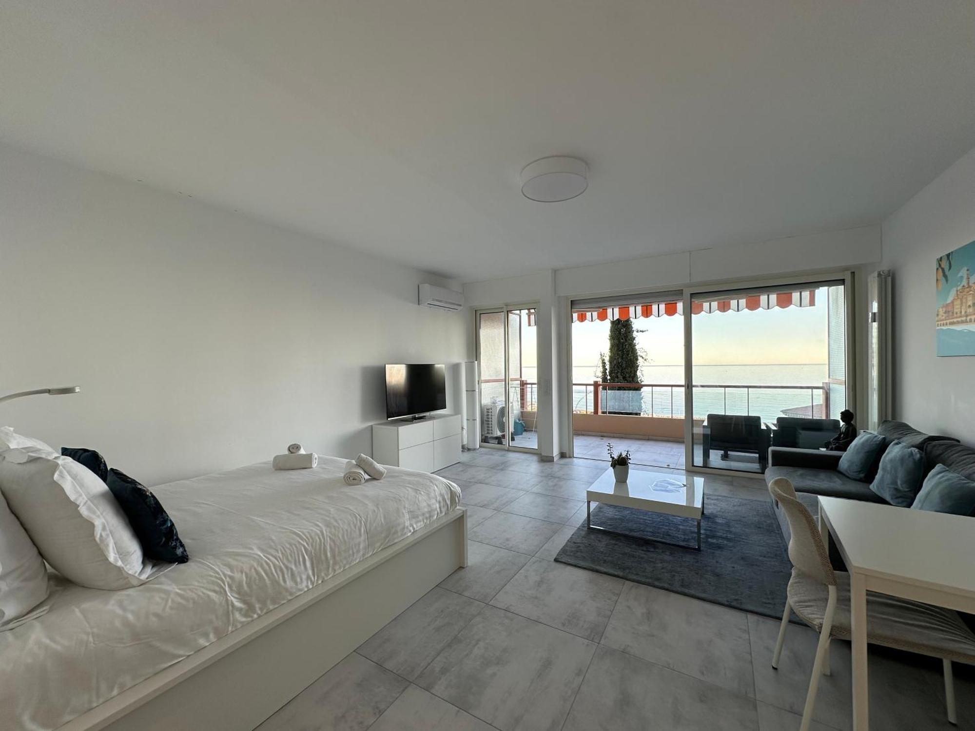 Le Vigia-Vue Mer-Terrasse-Climatisation-Parking Μεντόν Εξωτερικό φωτογραφία